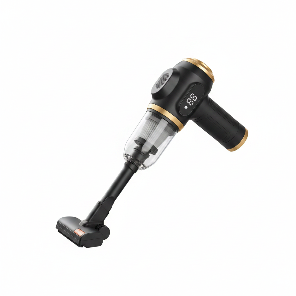 PulirAuto® cordless car vacuum — studio shot on white background