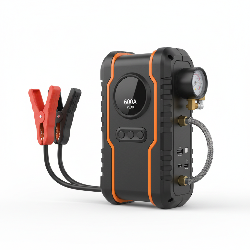 Booster démarrage - fond blanc