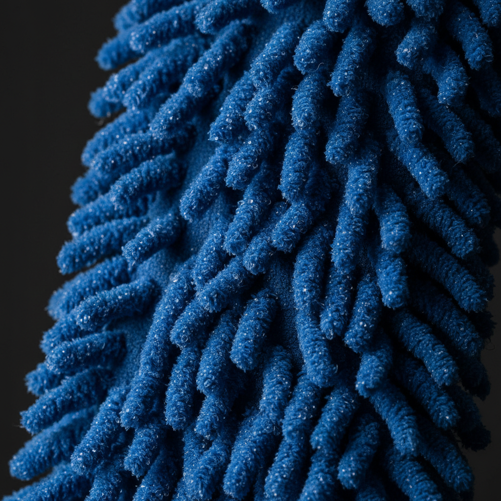 Gant de Lavage — Détail Microfibre